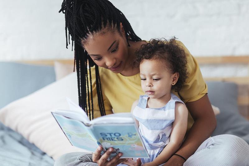 Parent reading to child